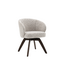 Invicta Interior Draaistoel WALK­RE 180° auto-return met armleuningen veercore structuurstof beige bruin - 46697