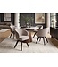 Invicta Interior Draaistoel WALK­RE 180° auto-return met armleuningen veercore structuurstof beige bruin - 46697