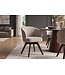 Invicta Interior Draaistoel WALK­RE 180° auto-return met armleuningen veercore structuurstof beige bruin - 46697