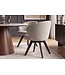 Invicta Interior Draaistoel WALK­RE 180° auto-return met armleuningen veercore structuurstof beige bruin - 46697