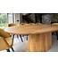 Invicta Interior Eettafel ART DECO 220cm ovaal blad mangohout natuurlijk crème - 47608