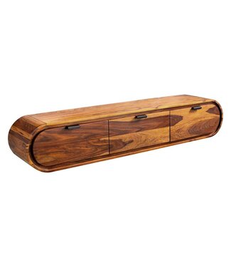 Invicta Interior TV-meubel ORGANIC 160cm hangend sheesham hout bruin - 47755