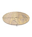 Invicta Interior Draaitafel MAKASSAR 50cm 360° sheesham wood bruin stone finish - 47761