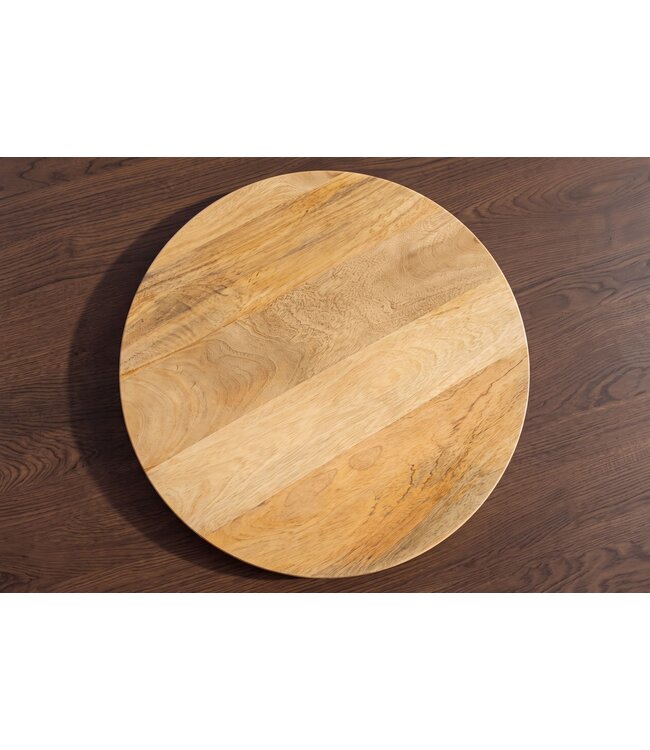 Invicta Interior Draaitafel MAKASSAR 50cm 360° mangohout naturel - 47763