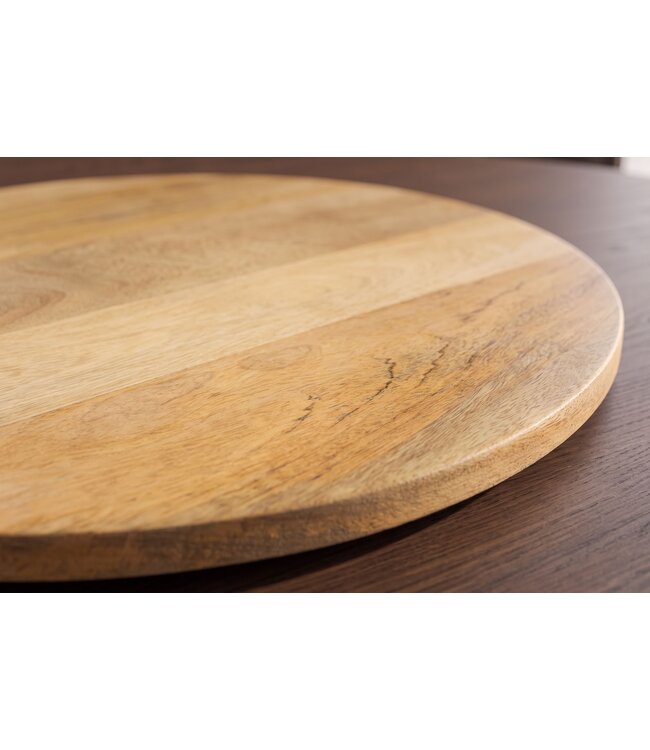 Invicta Interior Draaitafel MAKASSAR 50cm 360° mangohout naturel - 47763
