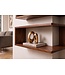 Invicta Interior Hoekplank SURREAL 55/60/65cm set van 3 sheesham hout bruin stone finish - 47766