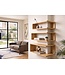 Invicta Interior Hoekplank SURREAL 55/60/65cm set van 3 mangohout naturel - 47767