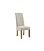 Invicta Interior Stoel CASA met nekrol plat geweven stof beige - 48356