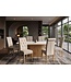 Invicta Interior Stoel CASA met nekrol plat geweven stof beige - 48356