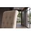Invicta Interior Stoel CASA met nekrol plat geweven stof beige - 48356