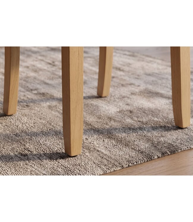 Invicta Interior Stoel CASA met nekrol plat geweven stof beige - 48356