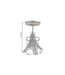 Invicta Interior Barkruk PARIS LOFT verstelbaar 47-77cm mangohout donkerbruin zwart - Eiffeltoren Design - 48438