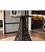 Invicta Interior Bartafel PARIS LOFT 105cm Eiffeltoren design mangohout donkerbruin zwart - 48439