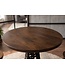 Invicta Interior Bartafel PARIS LOFT 105cm Eiffeltoren design mangohout donkerbruin zwart - 48439