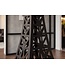 Invicta Interior Bartafel PARIS LOFT 105cm Eiffeltoren design mangohout donkerbruin zwart - 48439