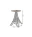 Invicta Interior Bartafel PARIS LOFT 105cm Eiffeltoren design mangohout donkerbruin zwart - 48439