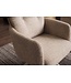 Invicta Interior Draaibare fauteuil BIG GEORGE 360° met armleuningen veercore gestructureerde stof beige - 48498