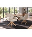 Invicta Interior Draaitstoel ALMARA 360° auto-return met armleuningen bonnellvering leer beige zand - 48567