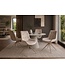 Invicta Interior Fauteuil DIVANI retrostijl fluweel microvezel champagne beige - 48607