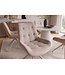 Invicta Interior Fauteuil DIVANI retrostijl fluweel microvezel champagne beige - 48607