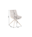 Invicta Interior Fauteuil DIVANI retrostijl fluweel microvezel champagne beige - 48607