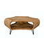 Invicta Interior Salontafel ORGANIC LIVING 90cm met hairpin poten mangohout naturel - 48645