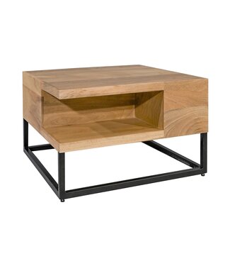 Invicta Interior Salontafel GIANT 60cm mangohout crème beige - 48649