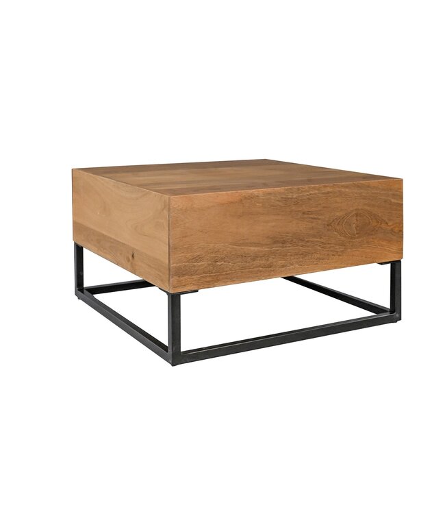 Invicta Interior Salontafel GIANT 60cm mangohout crème beige - 48649