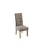 Invicta Interior Stoel CASA met nekrol gestructureerde stof taupe - 48650