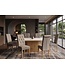 Invicta Interior Stoel CASA met nekrol gestructureerde stof taupe - 48650