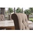 Invicta Interior Stoel CASA met nekrol gestructureerde stof taupe - 48650