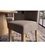 Invicta Interior Stoel CASA met nekrol gestructureerde stof taupe - 48650
