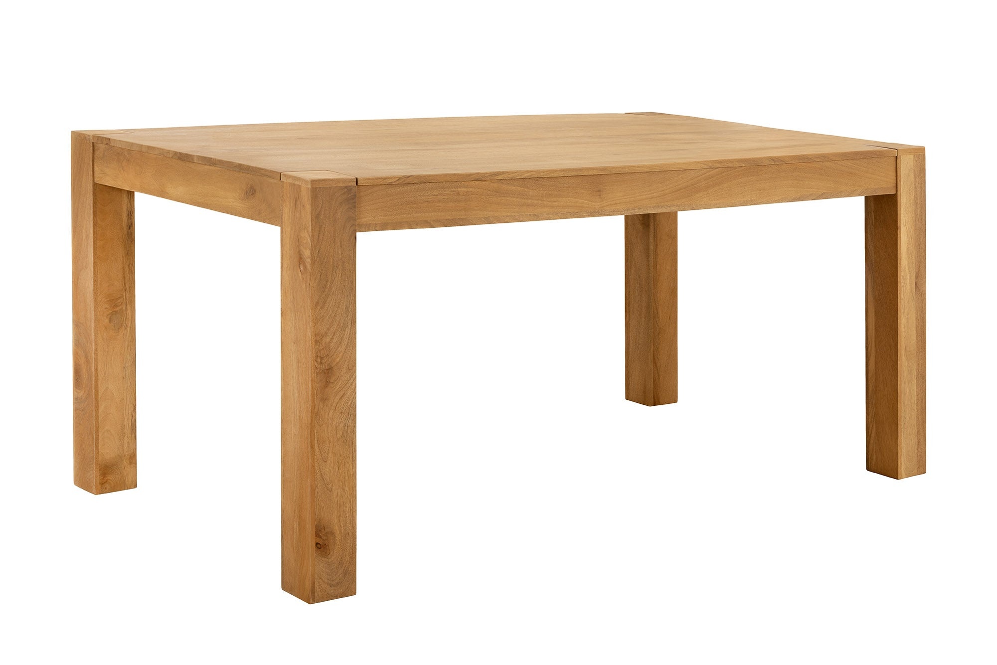 Eettafel MAKASSAR 160cm mangohout crème natuurlijk - 48651