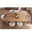 Invicta Interior Eettafel MAKASSAR 160cm mangohout crème natuurlijk - 48651