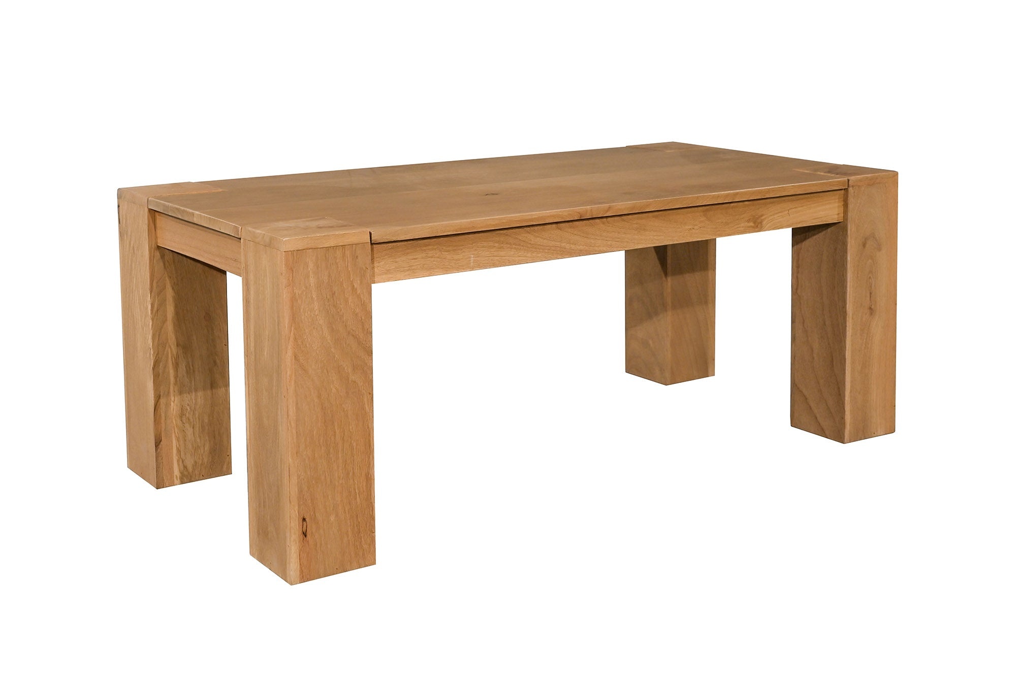 Salontafel MAKASSAR 100cm mangohout crème beige - 48652