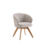 Invicta Interior Draaistoel WALKURE 180° auto-return met armleuningen veercore textielstof beige naturel - 48677