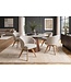 Invicta Interior Draaistoel WALKURE 180° auto-return met armleuningen veercore textielstof beige naturel - 48677
