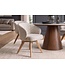 Invicta Interior Draaistoel WALKURE 180° auto-return met armleuningen veercore textielstof beige naturel - 48677