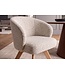 Invicta Interior Draaistoel WALKURE 180° auto-return met armleuningen veercore textielstof beige naturel - 48677