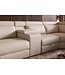 Invicta Interior Hoekbank PRIME multifunctioneel elektrisch verstelbaar met opbergruimte kunstleer beige - 48681
