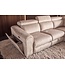 Invicta Interior Hoekbank PRIME multifunctioneel elektrisch verstelbaar met opbergvak vogue velours beige - 48683