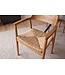 Invicta Interior Stoel KENNEDY met rotting zitting en armleuningen teakwood natuurlijk - 48707