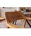 Invicta Interior Stoel KENNEDY met rotting zitting en armleuningen teakwood natuurlijk - 48707