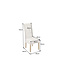 Invicta Interior Stoel CASA met nekrol textielstof beige - 48786