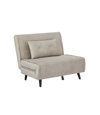 Invicta Interior Slaapstoel SMART MULTIFUNCTION 100cm fluweel champagne - 48803