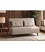 Invicta Interior Slaapstoel SMART MULTIFUNCTION 140cm fluweel champagne - 48807