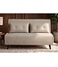 Invicta Interior Slaapstoel SMART MULTIFUNCTION 140cm fluweel champagne - 48807