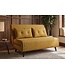 Invicta Interior Slaapfauteuil SMART MULTIFUNCTION 140cm fluweel mosterdgeel - 48808