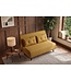 Invicta Interior Slaapfauteuil SMART MULTIFUNCTION 140cm fluweel mosterdgeel - 48808