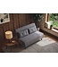 Invicta Interior Slaapstoel SMART MULTIFUNCTION 140cm fluweel grijs - 48810